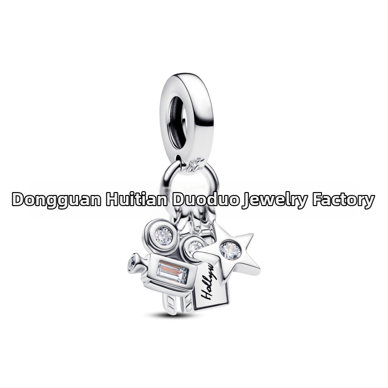 Accesorii DIY pentru bijuterii: rivete cu amprente de animale, cupru alb, electroplacare, monocrom, stil urban modern