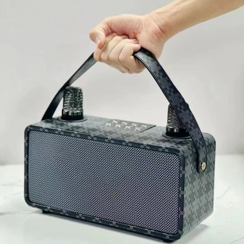 Boxă Bluetooth cu microfon pentru karaoke, 20W, 2 difuzoare, bandă de frecvență 100Hz-20kHz, baterie încorporată 2000-4000mAh