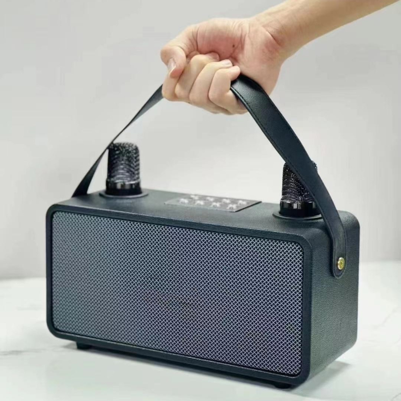 Boxă Bluetooth cu microfon pentru karaoke, 20W, 2 difuzoare, bandă de frecvență 100Hz-20kHz, baterie încorporată 2000-4000mAh
