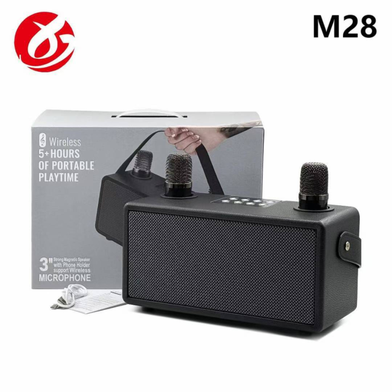 Boxă Bluetooth cu microfon pentru karaoke, 20W, 2 difuzoare, bandă de frecvență 100Hz-20kHz, baterie încorporată 2000-4000mAh