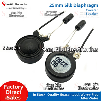 Tweeter cu diafragmă din mătase, difuzor tip dom, 8 Ω, 10 W, circuit magnetic dublu