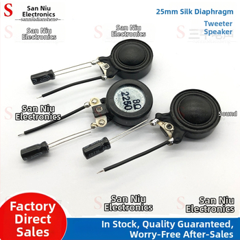 Tweeter cu diafragmă din mătase, difuzor tip dom, 8 Ω, 10 W, circuit magnetic dublu