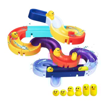 Jucării de baie din plastic cu roți, cu stropire de apă, pentru copii cu vârsta 4–6 ani, ambalate într-o cutie colorată