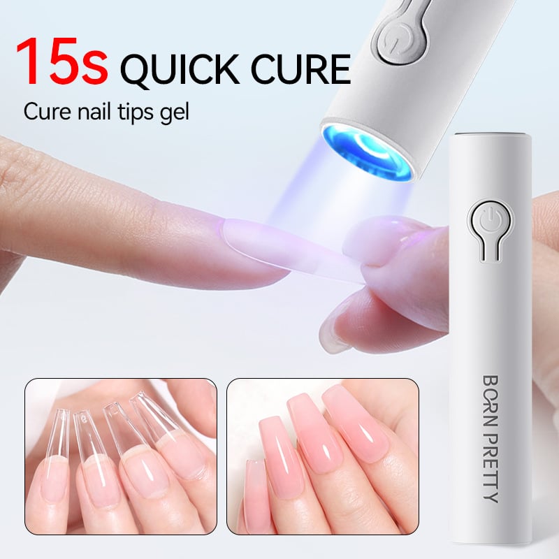 BORN PRETTY lampă portabilă pentru manichiură, model One-Word Lamp, lampă UV fototerapie