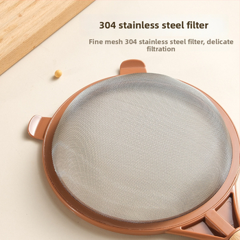 Sită de făină din oțel inoxidabil 304, plasă 40-mesh, mâner din lemn (Specificații critice: oțel inoxidabil 304; plasă 40-mesh; mâner din lemn)