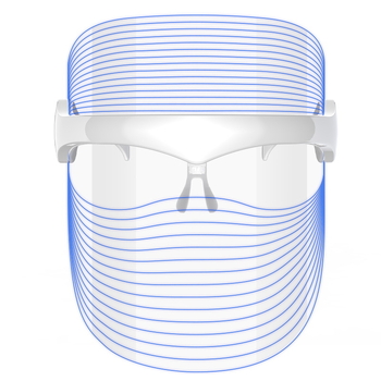 Foton arcmaszk fényterápiával – hordozható, beépített 300–500 mAh-s akkumulátor, otthoni használatra, ajándékdobozos csomagolás