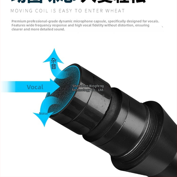 Microfon KTV/scenă – cablat, corp metalic, captare dinamică, anti-feedback, pentru karaoke și conferințe