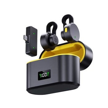 T60 Bežični lavalier mikrofon za prijenos uživo — Bluetooth 5.3, ugrađena baterija 100–300 mAh, trajanje baterije 3–6 h, frekvencijski odziv 20 Hz–20 kHz, SNR ≥60 dB