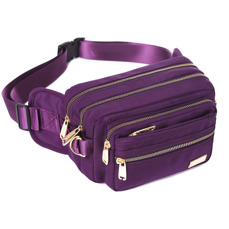 Унисекс спортна талия чанта с Oxford плат, многослойни отделения, подходяща за колоездене и дейности на открито