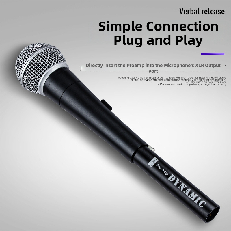 DM1 dinamički mikrofon pretpojačalo i zvučna kartica – SNR <60 dB, Snaga 20