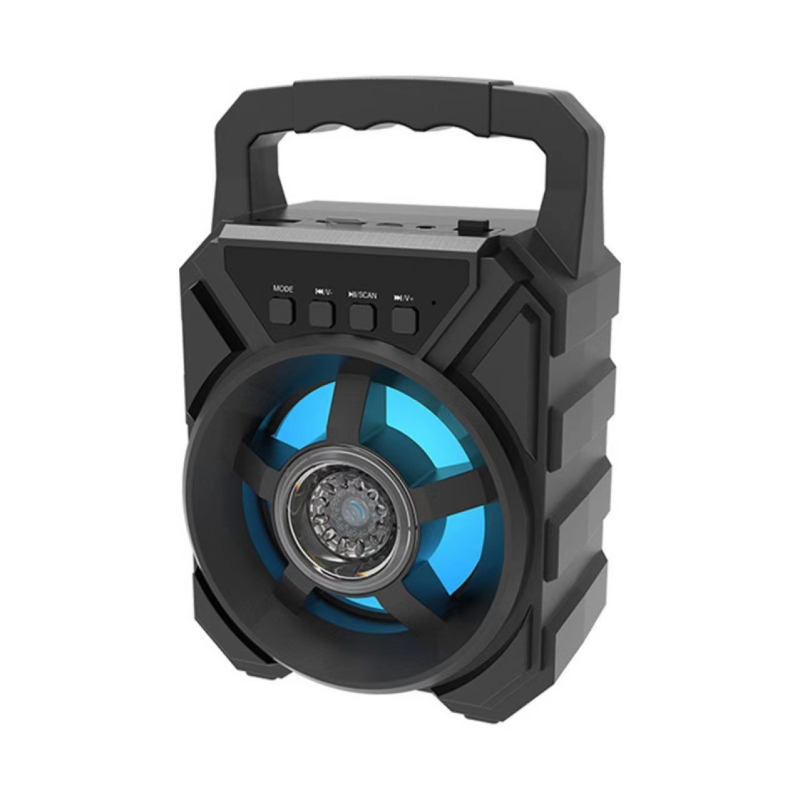 3 ιντσών φορητός Bluetooth ηχείο με υπογούφερ, εξωτερική χρήση, 5W, Bluetooth 5.3, ενσωματωμένη μπαταρία, εύρος 100 Hz–20 kHz, SNR ≥75 dB, εμβέλεια 10 m
