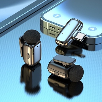 Mini8 lavalier mikrofon za mobilni live streaming, ugrađena baterija, Bluetooth 5.3, SNR ≥70 dB, trajanje baterije 3–6 sati