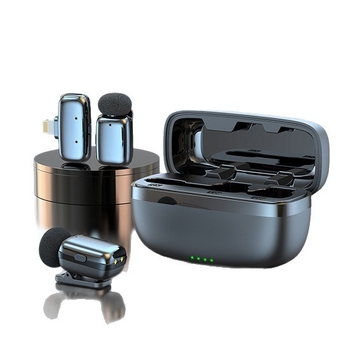 Mini8 lavalier mikrofon za mobilni live streaming, ugrađena baterija, Bluetooth 5.3, SNR ≥70 dB, trajanje baterije 3–6 sati