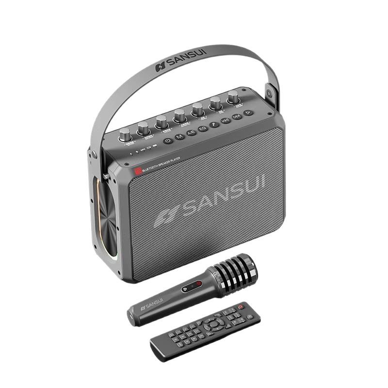 Bluetooth reproduktor na karaoke pre vonkajšie použitie, všetko v jednom s vstavanou batériou, 75W, frekvenčné pásmo 100Hz-20kHz, SNR ≥70dB, 4000–6000mAh