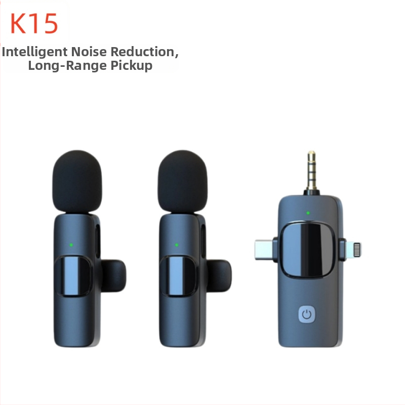 Microfon lavalier wireless K35, Bluetooth 2.1, răspuns în frecvență 60 Hz-15 kHz, SNR ≥60 dB, autonomie baterie 3-6 ore