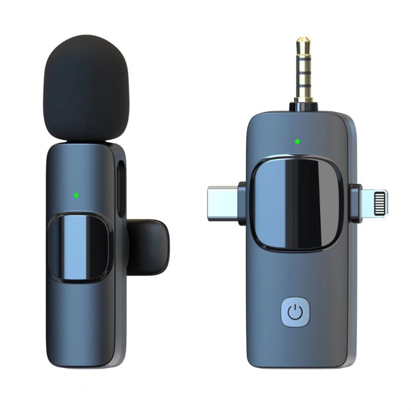 Microfon lavalier wireless K35, Bluetooth 2.1, răspuns în frecvență 60 Hz-15 kHz, SNR ≥60 dB, autonomie baterie 3-6 ore