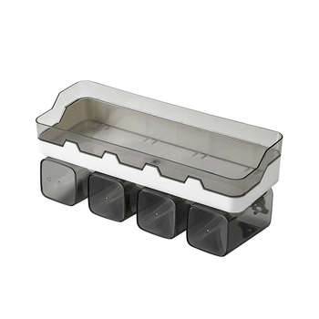 Xinju presor pentru pastă de dinți, suport de perete pentru pastă și periute, compatibil universal