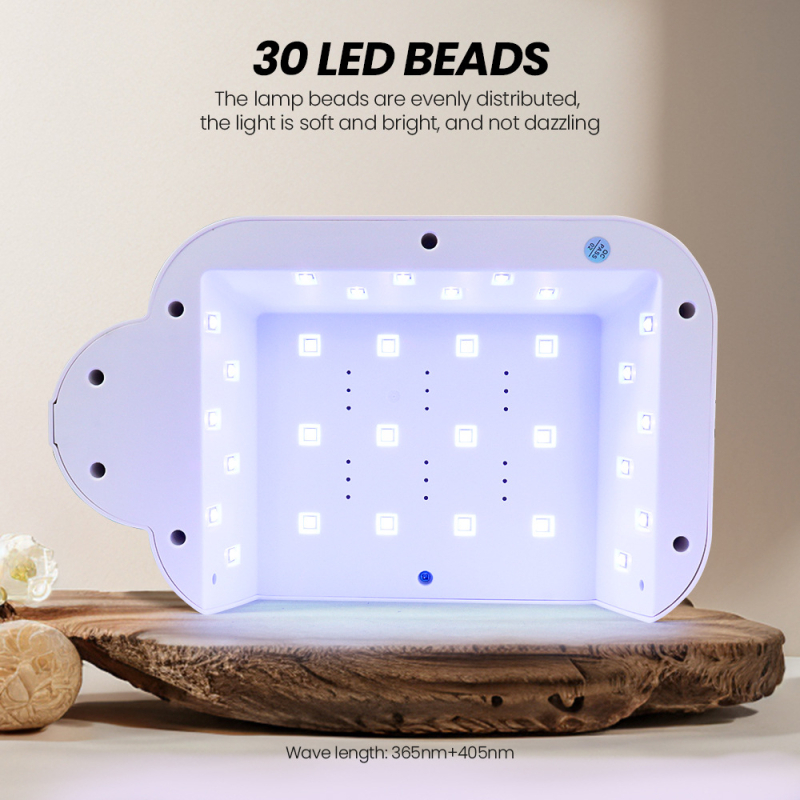 Lampa pentru unghii BM-22, lampă purtabilă, reîncărcabilă, putere mare, uscare rapidă, fototerapie