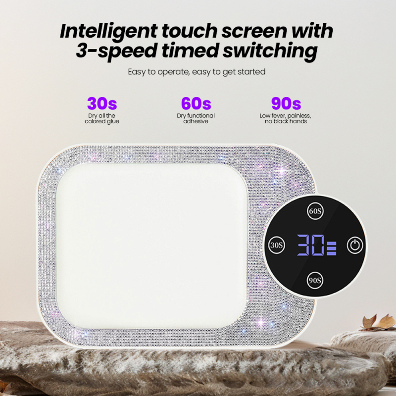 Lampa pentru unghii BM-22, lampă purtabilă, reîncărcabilă, putere mare, uscare rapidă, fototerapie