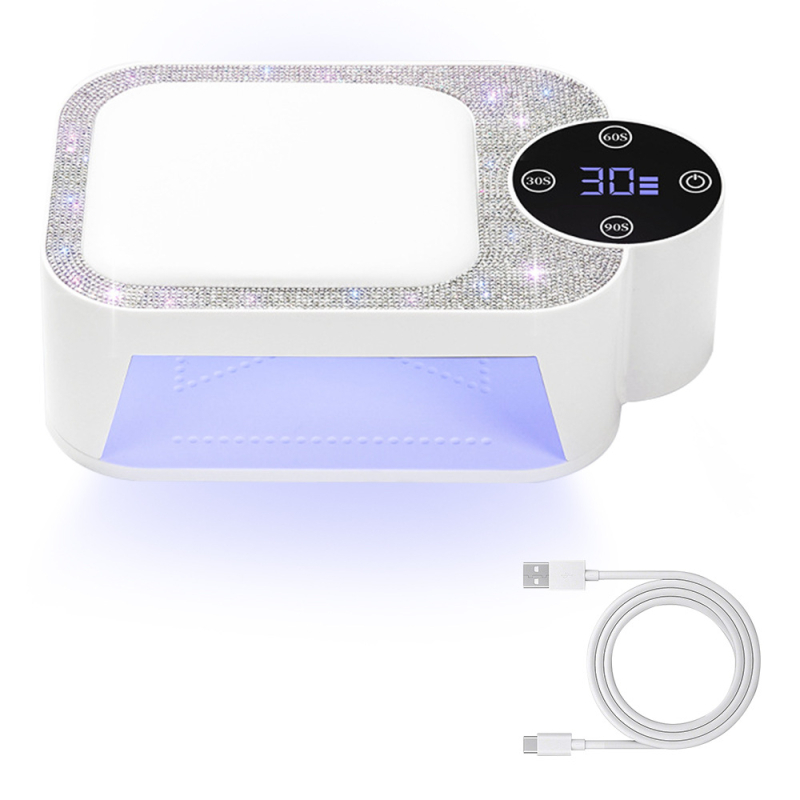 Lampa pentru unghii BM-22, lampă purtabilă, reîncărcabilă, putere mare, uscare rapidă, fototerapie