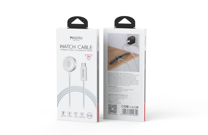 Yesido Încărcător wireless pentru Apple Watch, Type-C, Ds36