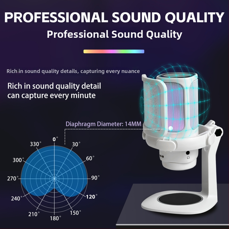 SILVEAUDIO GAM-S1 USB kondenzatorski mikrofon - Bežični, 30 Hz-15 kHz, SNR ≥85 dB, Objavljen 2024