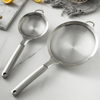 Colander din oțel inoxidabil 316L pentru lapte de soia – filtru de bucătărie cu cârlig unic, protecție împotriva arsurilor