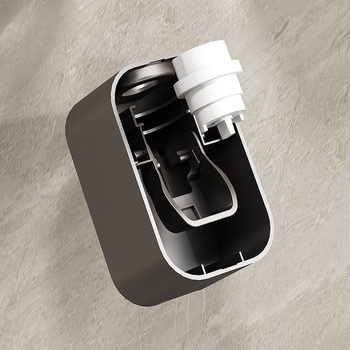 Dozator de pastă de dinți Penny, montat pe perete, fără găuri, complet automat, unitate dintr-o singură bucată