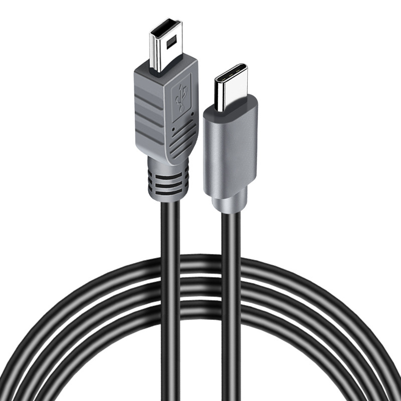 Καλώδιο δεδομένων Type-C προς Mini USB, συνδετήρας Τ-Port, για κινητά τηλέφωνα, DSLR κάμερες και φορητούς σκληρούς δίσκους, Digital Fox