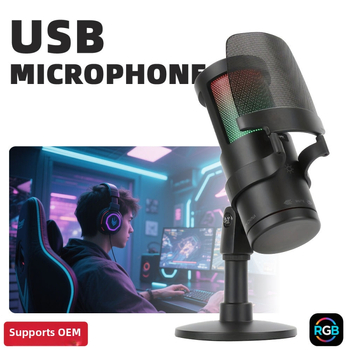 KM8 USB stolni kondenzatorski mikrofon za računalo — frekvencijski raspon 20 Hz–20 kHz, SNR ≥85 dB