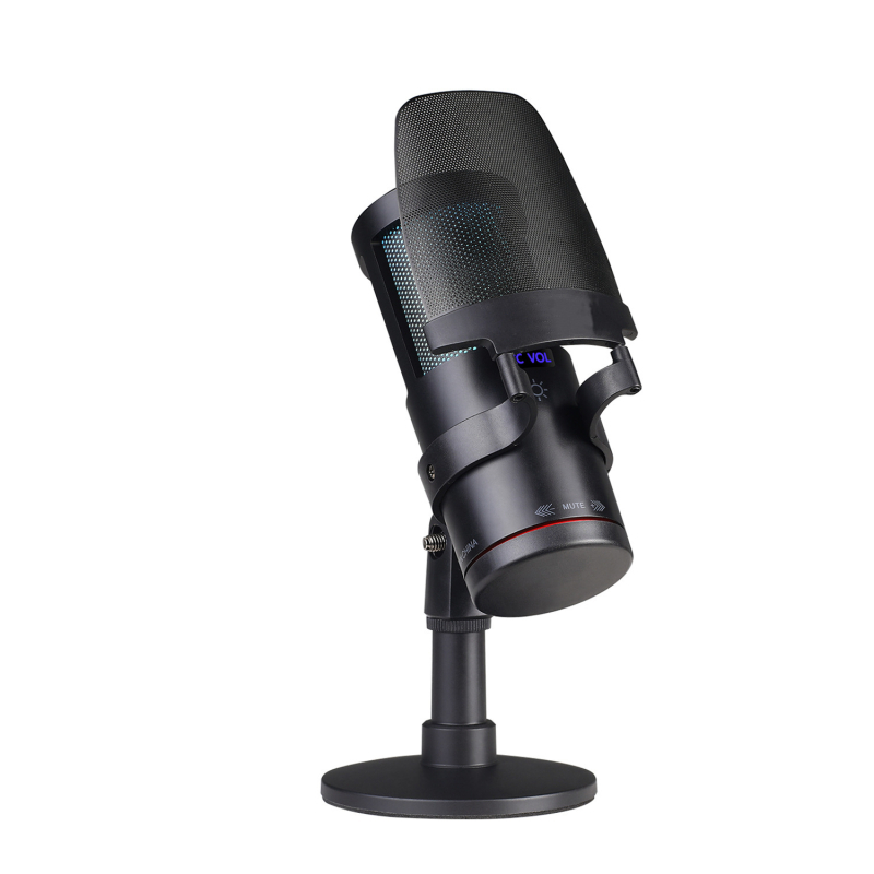KM8 USB stolni kondenzatorski mikrofon za računalo — frekvencijski raspon 20 Hz–20 kHz, SNR ≥85 dB
