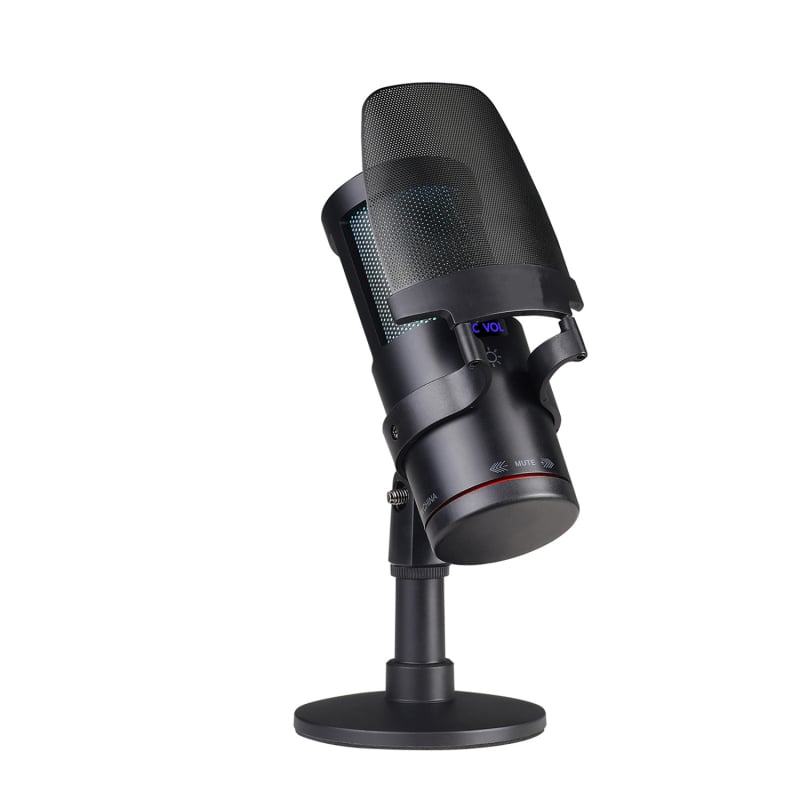 KM8 USB stolni kondenzatorski mikrofon za računalo — frekvencijski raspon 20 Hz–20 kHz, SNR ≥85 dB