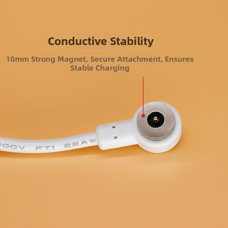 Zero ao γωνιακό μαγνητικό καλώδιο φόρτισης με μαγνητική κεφαλή, μαγνήτης N52, συμβατό με φακούς, προσαρμογείς, έξυπνα φορητά και λαμπτήρες.