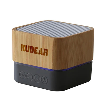 Boxă Bluetooth cu carcasă din bambus, portabilă pentru exterior, 3W, Bluetooth 5.0, 60Hz-15kHz, SNR ≥75dB, baterie încorporată 300-500mAh