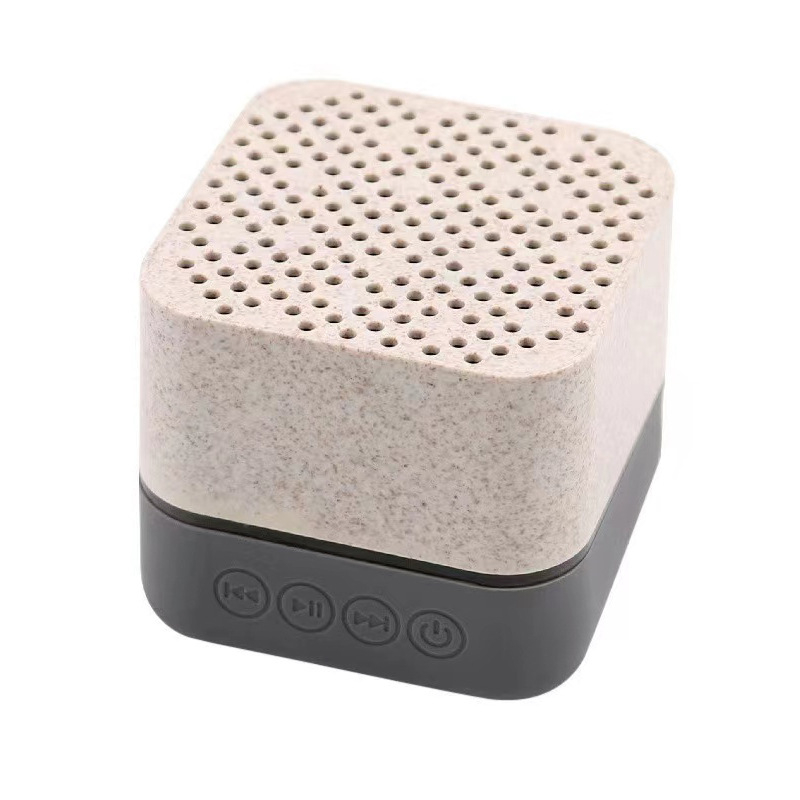 Boxă Bluetooth cu carcasă din bambus, portabilă pentru exterior, 3W, Bluetooth 5.0, 60Hz-15kHz, SNR ≥75dB, baterie încorporată 300-500mAh