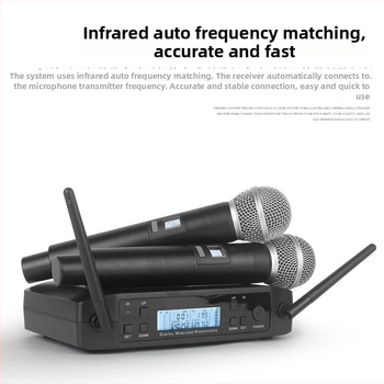 Microfon de mână KTV/performanță, pentru scenă și casă, 60Hz-15kHz, SNR ≥70dB, baterie detașabilă 300–500mAh, corp din metal