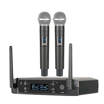 Microfon de mână KTV/performanță, pentru scenă și casă, 60Hz-15kHz, SNR ≥70dB, baterie detașabilă 300–500mAh, corp din metal