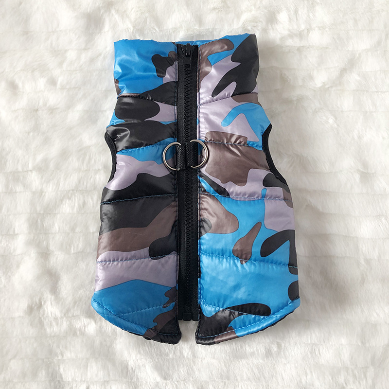 Palton de iarnă pentru câini, exterior poliester cu căptușeală din bumbac, stil minimalist modern