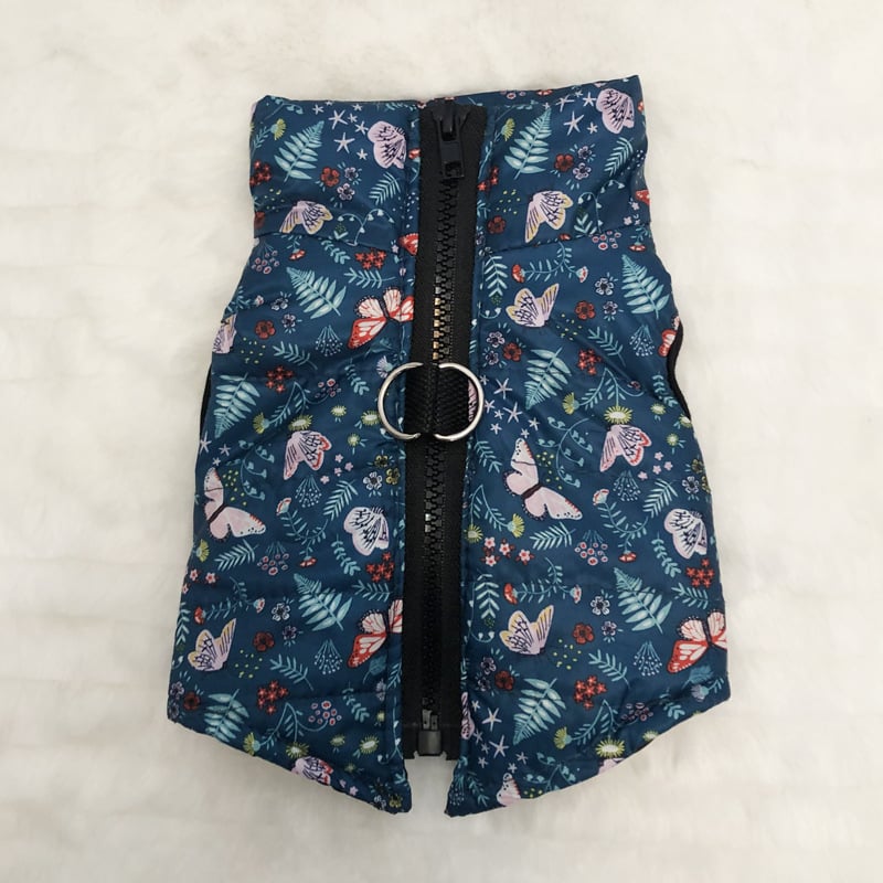 Palton de iarnă pentru câini, exterior poliester cu căptușeală din bumbac, stil minimalist modern