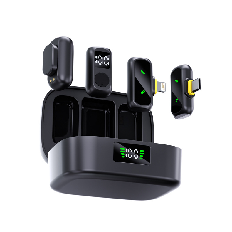Lavalier mikrofon za prijenose uživo, Bluetooth 5.3, 20Hz–20kHz, SNR ≥75dB, trajanje baterije 3–6 sati