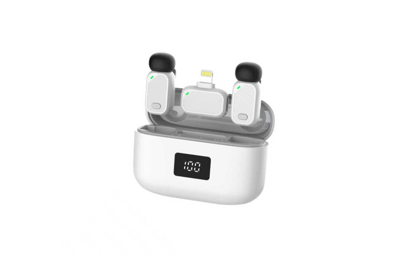 Mini6 omnidirekcijski lavalier mikrofon s ugrađenom baterijom, raspon 20 Hz–20 kHz, SNR ≥75 dB, trajanje baterije 6–8 sati