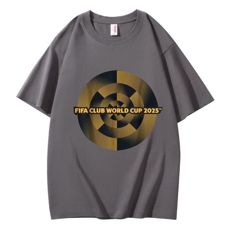 Tricou din bumbac 100% imprimat, croială lejeră, mâneci scurte, guler rotund