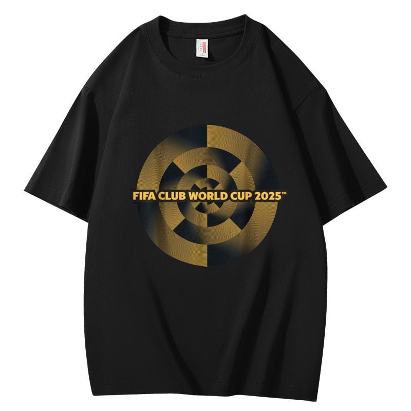 Tricou din bumbac 100% imprimat, croială lejeră, mâneci scurte, guler rotund