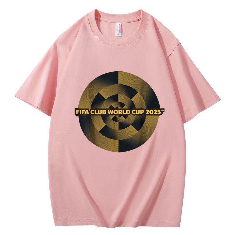 Tricou din bumbac 100% imprimat, croială lejeră, mâneci scurte, guler rotund