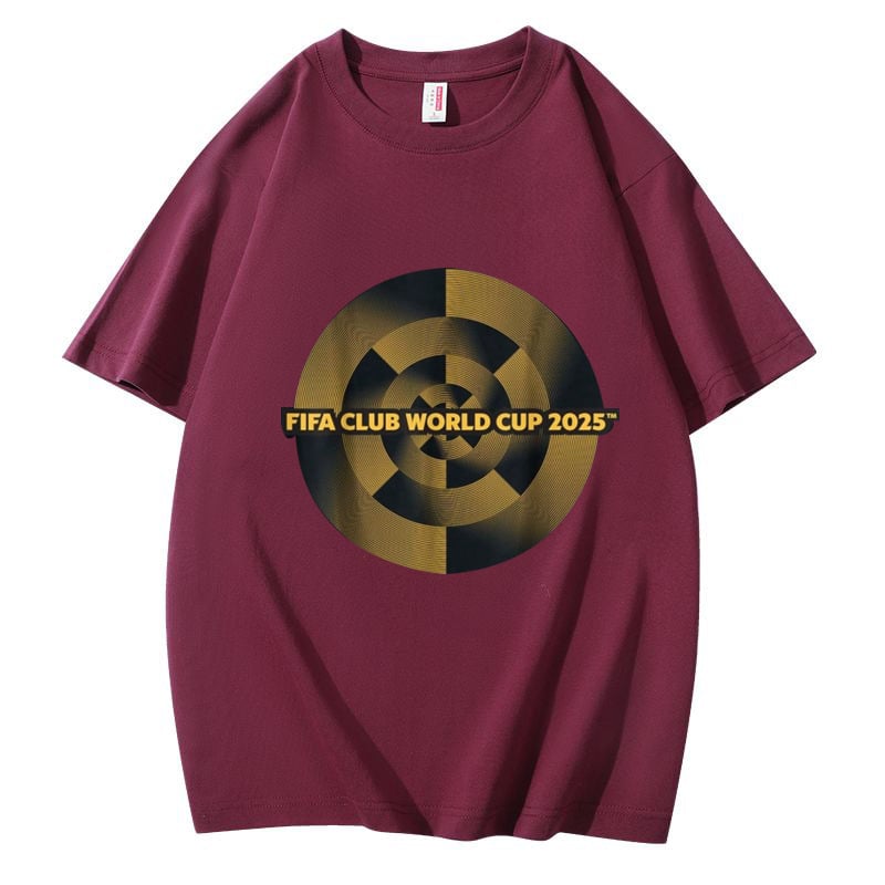 Tricou din bumbac 100% imprimat, croială lejeră, mâneci scurte, guler rotund