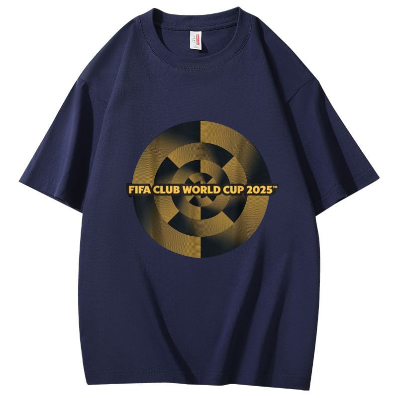 Tricou din bumbac 100% imprimat, croială lejeră, mâneci scurte, guler rotund