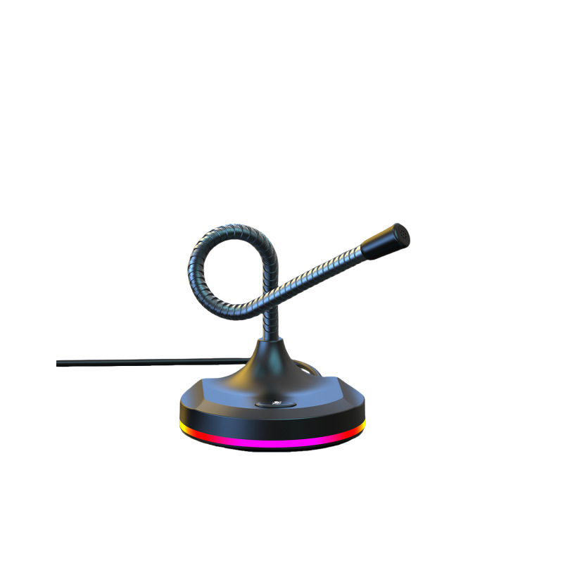 Microfon USB condensator pentru streaming live și înregistrări, 2 canale, 100 Hz–20 kHz, SNR ≥70 dB, utilizare pe desktop