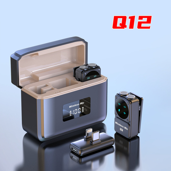 Microfon lavalier Q12, pentru calculator și karaoke, omnidirecțional, 20Hz-20kHz, SNR ≥70dB