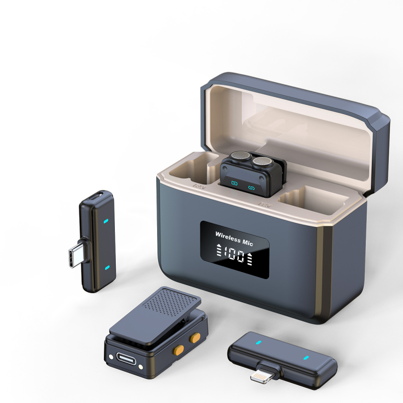 Microfon lavalier Q12, pentru calculator și karaoke, omnidirecțional, 20Hz-20kHz, SNR ≥70dB