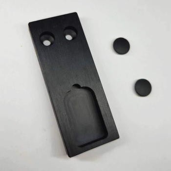 Osnova za garderobnu šipku s flange skobom — aluminijska legura, model YG-002, moderni minimalistički stil